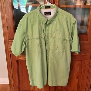 Orvis Mens XL trout bum button down